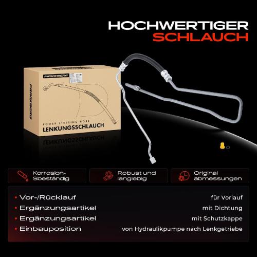 1x Servolenkung Schlauch für Ford Fiesta IV JA JB 1.25-1.8L 1995-2002 Bild 1x Servolenkung Schlauch für Ford Fiesta IV JA JB 1.25-1.8L 1995-2002