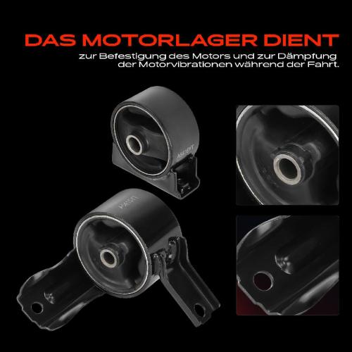 2x Motorlager Vorne Rechts für Dodge Caliber Jeep Compass Mitsubishi Bild 2x Motorlager Vorne Rechts für Dodge Caliber Jeep Compass Mitsubishi