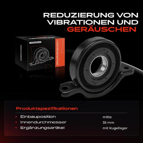 1x Lagerung Gelenkwelle Kardanwellenlager für Porsche Cayenne 92A VW Touareg 7P5 Bild 1x Lagerung Gelenkwelle Kardanwellenlager für Porsche Cayenne 92A VW Touareg 7P5