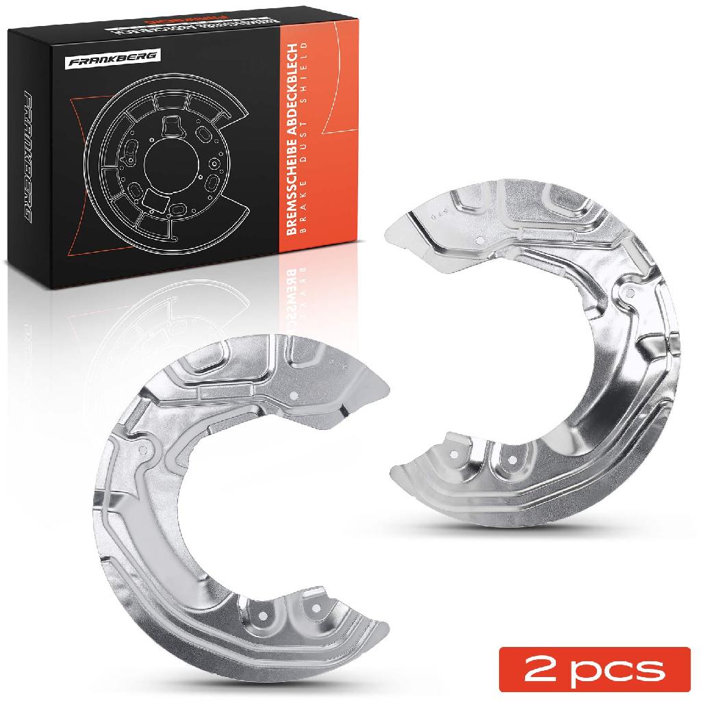 2x Ankerblech Bremsscheibe Vorderachse Beidseitig für BMW E81 118d E88 118i E90 316i E93 318i