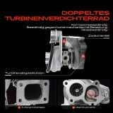 1x Abgasturbolader für Fiat Fiorino Kasten/MPV Pick-up Palio Weekend Punto Van Strada