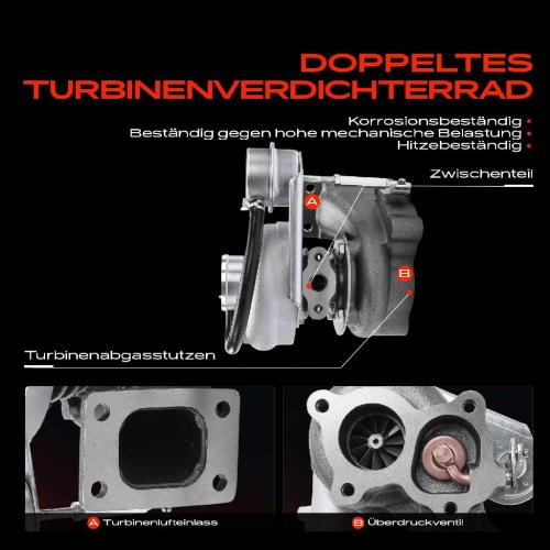 Frankberg 1x Abgasturbolader für Fiat Fiorino Kasten/MPV Pick-up Palio Weekend Punto Van Strada Bild Frankberg 1x Abgasturbolader für Fiat Fiorino Kasten/MPV Pick-up Palio Weekend Punto Van Strada