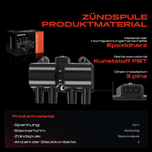 1x Zündmodul Zündspule für Chevrolet Aveo/Kalos Schrägheck Stufenheck Captiva Cruze Matiz Rezzo MPV Spark Bild 1x Zündmodul Zündspule für Chevrolet Aveo/Kalos Schrägheck Stufenheck Captiva Cruze Matiz Rezzo MPV Spark
