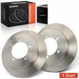 2x Bremsscheiben Hinterachse für Mitsubishi Eclipse II Lancer VII Station Wagon Outlander I Space Runner