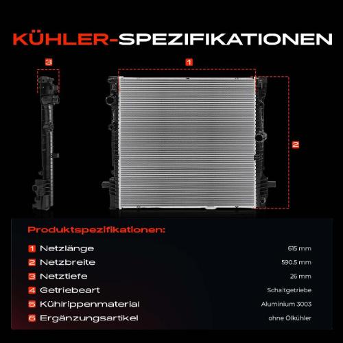1x Kühler Wasserkühler Motorkühler für BMW X3 F97 G01 X4 F98 G02 1.6L 2.0L 3.0L 2017-2019 Bild 1x Kühler Wasserkühler Motorkühler für BMW X3 F97 G01 X4 F98 G02 1.6L 2.0L 3.0L 2017-2019