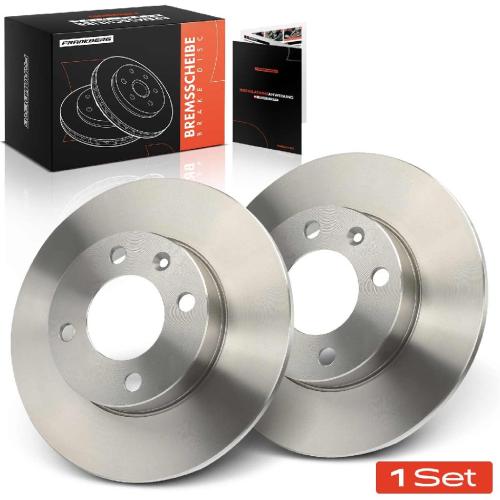 2x Bremsscheiben Vorderachse für VW Polo Classic Golf I Passat Variant Derby Jetta 1972-2002 Bild 2x Bremsscheiben Vorderachse für VW Polo Classic Golf I Passat Variant Derby Jetta 1972-2002