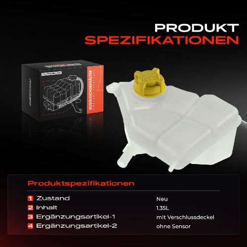 Frankberg 1x Ausgleichsbehälter Kühlmittelbehälter für Ford Fiesta V Fusion JU Mazda 2 DY Bild Frankberg 1x Ausgleichsbehälter Kühlmittelbehälter für Ford Fiesta V Fusion JU Mazda 2 DY