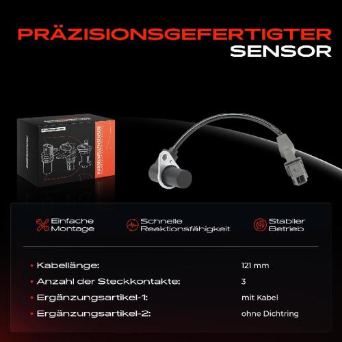1x Kurbelwellensensor Impulsgeber für KIA Rio Schrägheck DC 1.3L 1.5L 2000-2005 Bild 1x Kurbelwellensensor Impulsgeber für KIA Rio Schrägheck DC 1.3L 1.5L 2000-2005