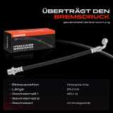 1x Bremsschlauch Bremsschläuche Hinterachse Links für Toyota Land Cruiser 90 100 Lexus