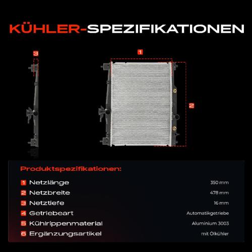 1x Kühler Wasserkühler Motorkühler für Toyota Yaris NCP1 NLP1 SCP1 Bild 1x Kühler Wasserkühler Motorkühler für Toyota Yaris NCP1 NLP1 SCP1