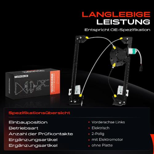 Frankberg 1x Fensterheber Vorne Links für Smart Fortwo Cabrio ab 2007 Bild Frankberg 1x Fensterheber Vorne Links für Smart Fortwo Cabrio ab 2007