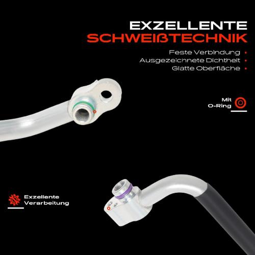 1x Hochdruckleitung Klimaanlage für Audi A4 8K2 8K5 A5 8T3 8F7 2010-2017 Bild 1x Hochdruckleitung Klimaanlage für Audi A4 8K2 8K5 A5 8T3 8F7 2010-2017