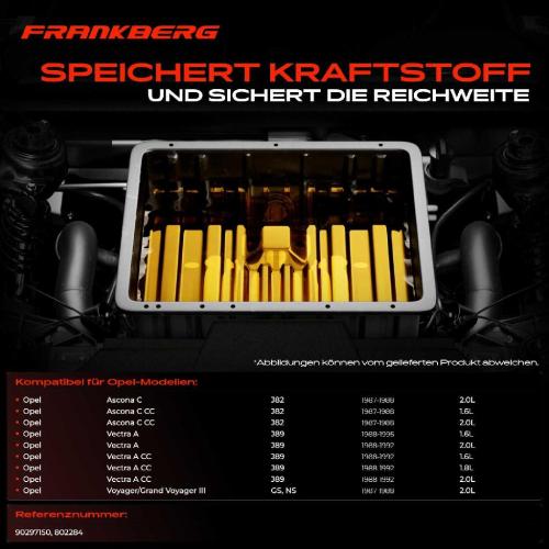 1x Kraftstofftank Kraftstoffbehälter für Opel Ascona C Vectra A 1.6L-2.0L Bild 1x Kraftstofftank Kraftstoffbehälter für Opel Ascona C Vectra A 1.6L-2.0L