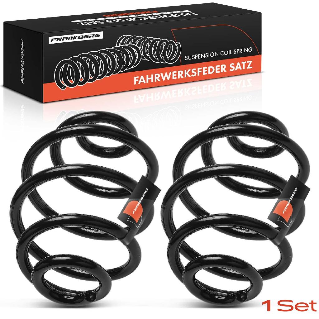 Frankberg 2x Fahrwerksfeder Hinterachse für Opel Astra F T92 Vectra A J89 Vectra A CC 1988-2001