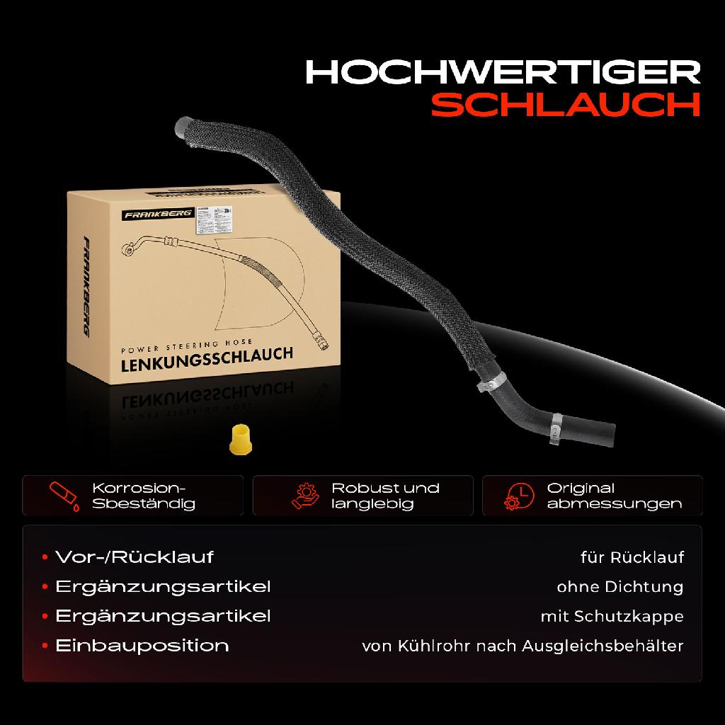 1x Ausgleichsbehälter Schlauch für Audi A6 A6 Allroad A6 Avant 4F5 C6