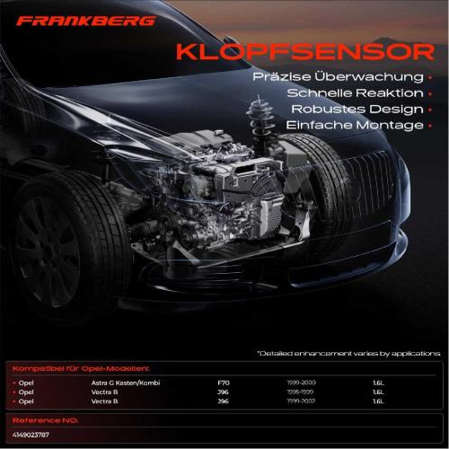 1x Klopfsensor Klopfgeber für Opel Astra G F70Vectra B J96 1.6L 1995-2002 Bild 1x Klopfsensor Klopfgeber für Opel Astra G F70Vectra B J96 1.6L 1995-2002