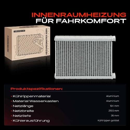 1x Wärmetauscher Innenraumheizung für KIA Carens FJ UN 2005-2013 1.6L-2.0L Bild 1x Wärmetauscher Innenraumheizung für KIA Carens FJ UN 2005-2013 1.6L-2.0L