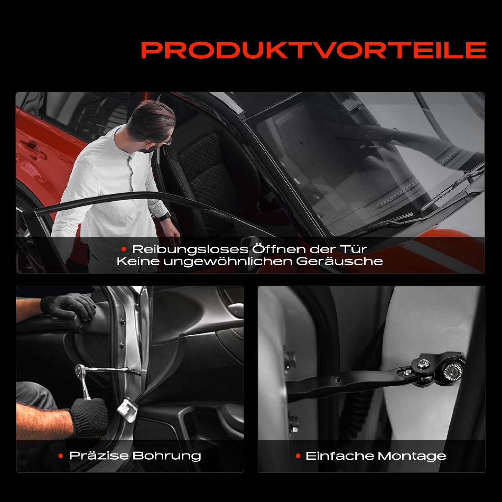 1x Türfeststeller Türfangband Türstopper Vorne für Renault Laguna III Grandtour 2.0L