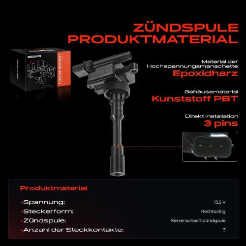 1x Zündmodul Zündspule für Mitsubishi Colt V Lancer VII Station Wagon Space Star MPV Bild 1x Zündmodul Zündspule für Mitsubishi Colt V Lancer VII Station Wagon Space Star MPV