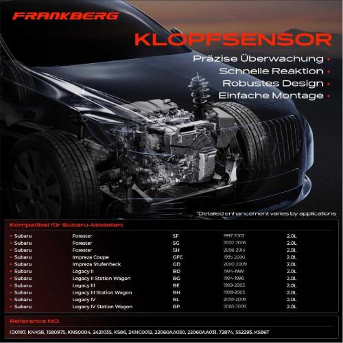 1x Klopfsensor Klopfgeber für Subaru Forester Impreza Legacy 2.0L Bild 1x Klopfsensor Klopfgeber für Subaru Forester Impreza Legacy 2.0L