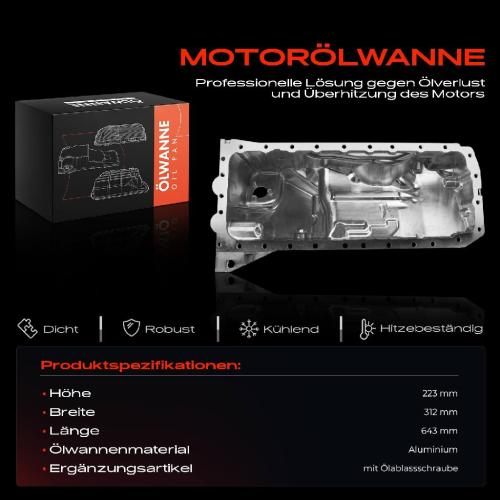 Frankberg 1x Ölwanne Motorölwanne für BMW E82 M Z4 E89 E82 135i E91 E92 E93 2006-2017 Bild Frankberg 1x Ölwanne Motorölwanne für BMW E82 M Z4 E89 E82 135i E91 E92 E93 2006-2017