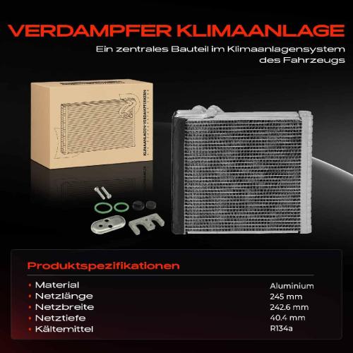 1x Verdampfer Klimaanlage für VW Golf V 1K Passat 3C Skoda Superb II 3T4 Yeti 5L Bild 1x Verdampfer Klimaanlage für VW Golf V 1K Passat 3C Skoda Superb II 3T4 Yeti 5L