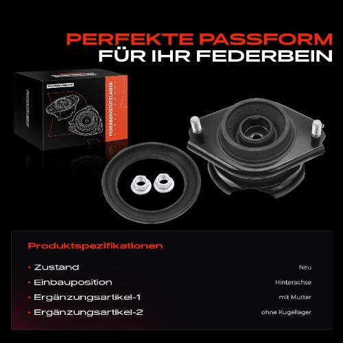 1x Domlager Federbeinstütz lager für Subaru Forester Impreza Legacy V Bild 1x Domlager Federbeinstütz lager für Subaru Forester Impreza Legacy V