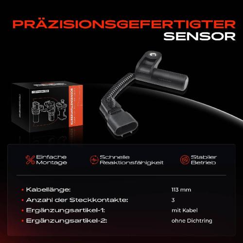 1x Kurbelwellensensor Impulsgeber für Chrysler Stratus Neon II Cirrus Dodge Caravan RG Avenger Bild 1x Kurbelwellensensor Impulsgeber für Chrysler Stratus Neon II Cirrus Dodge Caravan RG Avenger
