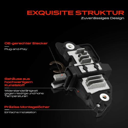 1x Lichtmaschinenregler Generatorregler für BMW 3 E46 5 E39 7er E38 X5 E53 Z3 E36 Bild 1x Lichtmaschinenregler Generatorregler für BMW 3 E46 5 E39 7er E38 X5 E53 Z3 E36