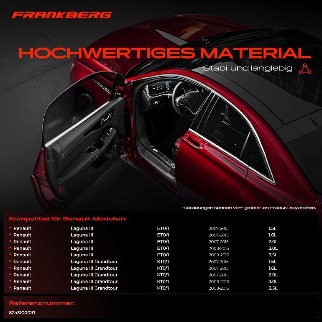 1x Türfeststeller Türfangband Türstopper Hinten für Renault Laguna III Grandtour 2.0L