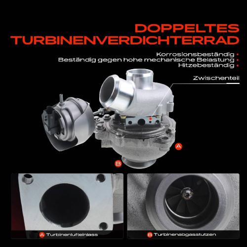 Frankberg 1x Abgasturbolader für Ford C-Max II Focus III Stufenheck Turnier Galaxy Grand Kuga I Mondeo IV Bild Frankberg 1x Abgasturbolader für Ford C-Max II Focus III Stufenheck Turnier Galaxy Grand Kuga I Mondeo IV