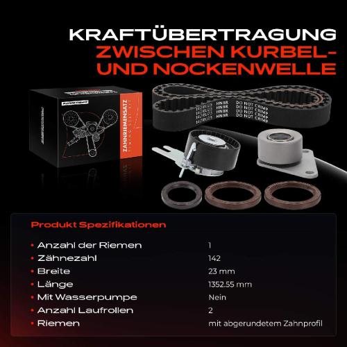 1x Zahnriemensatz Zahnriemen für Volvo C30 C70 S40 S60 I S70 874 S80 I 184 V40 V50 Bild 1x Zahnriemensatz Zahnriemen für Volvo C30 C70 S40 S60 I S70 874 S80 I 184 V40 V50