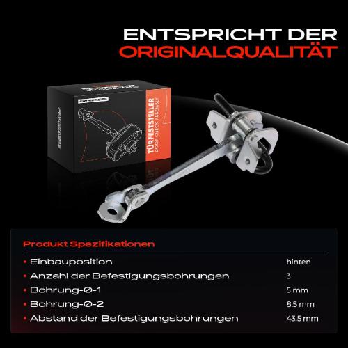 1x Türfeststeller Türfangband Türstopper Hinten für Fiat Panda Kasten/Schrägheck 169 Bild 1x Türfeststeller Türfangband Türstopper Hinten für Fiat Panda Kasten/Schrägheck 169