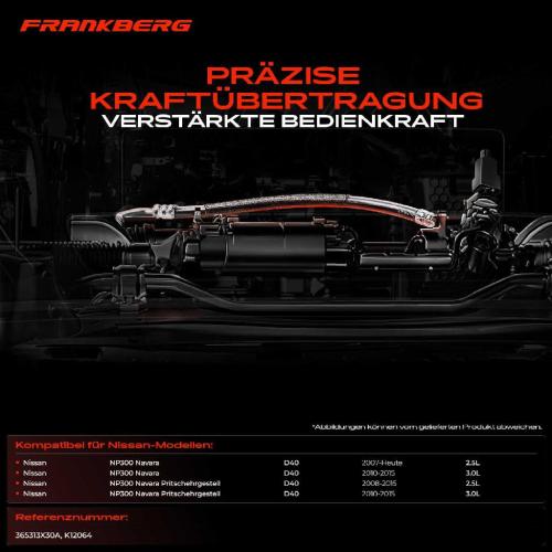 1x Seilzug Feststellbremse Hinterachse links für Nissan NP300 Navara Pritsche D40 2.5L Bild 1x Seilzug Feststellbremse Hinterachse links für Nissan NP300 Navara Pritsche D40 2.5L