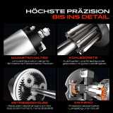 1x Anlasser Starter für Jeep Commander XH XK Grand Cherokee III WH WK Grand Cherokee IV WK WK2 5.6L Bj ab 2005