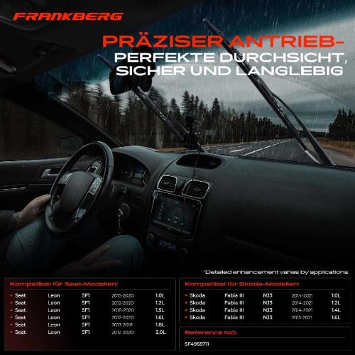 1x Wischermotor Scheibenwischermotor Hinten für Seat Leon 5F Skoda Fabia III NJ3 Bild 1x Wischermotor Scheibenwischermotor Hinten für Seat Leon 5F Skoda Fabia III NJ3