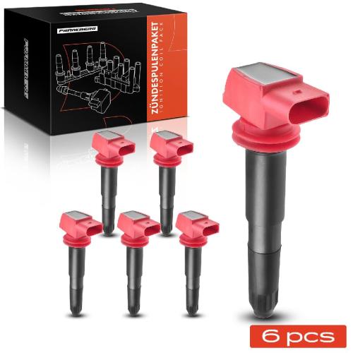 6x Zündmodul Zündspule für Porsche Cayenne 9PA Panamera 970 4.8L 3.6L 2007-2016 Bild 6x Zündmodul Zündspule für Porsche Cayenne 9PA Panamera 970 4.8L 3.6L 2007-2016