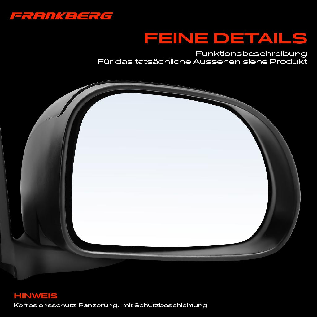 1x Außenspiegel Links für Fiat 500L 351 352 0.9L 1.2L 1.4L 1.6L Bj ab 2012