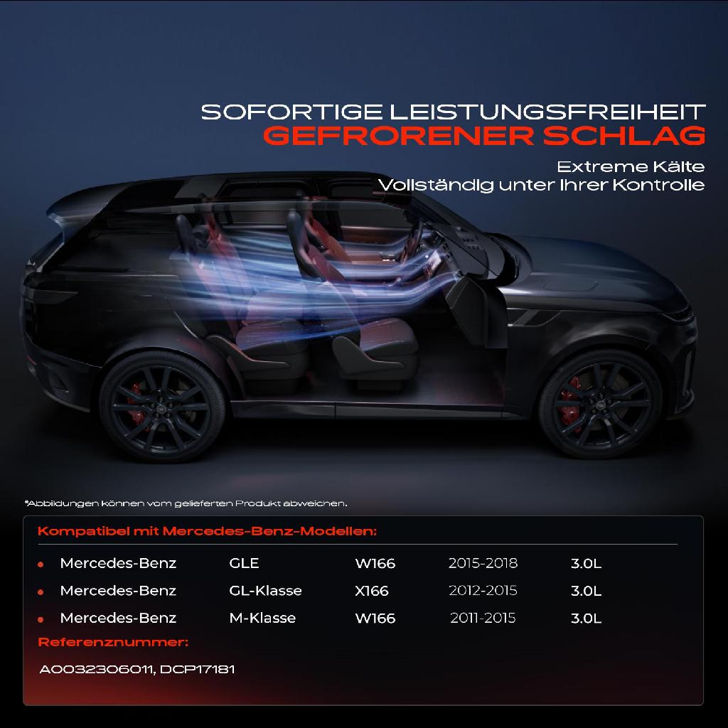 1x Klimakompressor für Mercedes-Benz GLE M-Klasse X166 GL-Klasse W166 3.0L 2011-2018