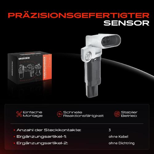1x Kurbelwellensensor Impulsgeber für VW Polo 6R Skoda Fabia II Seat Toledo IV 1.2L Bild 1x Kurbelwellensensor Impulsgeber für VW Polo 6R Skoda Fabia II Seat Toledo IV 1.2L