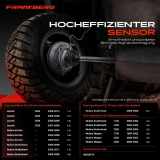 1x ABS Sensor Vorderachse rechts für Chevrolet Lacetti Kombi Stufenheck Nubira Daewoo Schrägheck Wagon