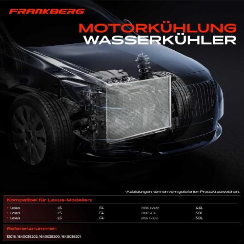1x Kühler Wasserkühler Motorkühler für Lexus LS F4 4.6L 5.0L Bj ab 2006 Bild 1x Kühler Wasserkühler Motorkühler für Lexus LS F4 4.6L 5.0L Bj ab 2006