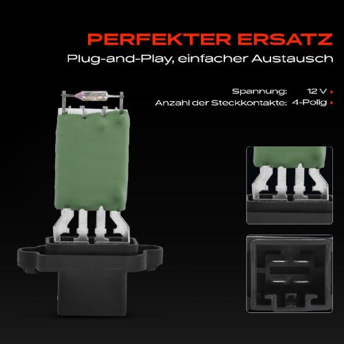 1x Widerstand Vorwiderstand Gebläsemotor für VW UP! Seat Mii KE1 KF1 Skoda Citigo Bild 1x Widerstand Vorwiderstand Gebläsemotor für VW UP! Seat Mii KE1 KF1 Skoda Citigo
