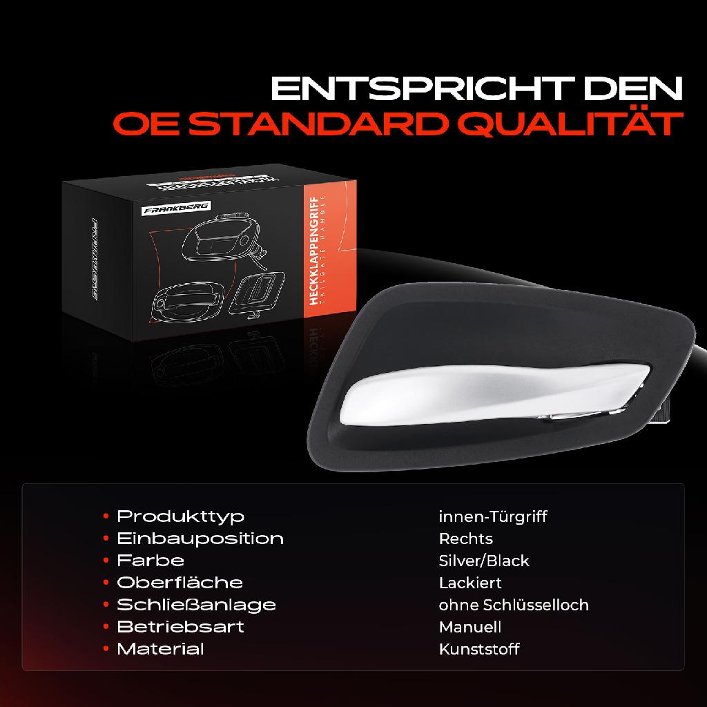 1x Türgriff Rechts innen für BMW 3er E90 3er Touring E91 1.6L 2.0L 2.5L 3.0L 4.0L 2004-2012