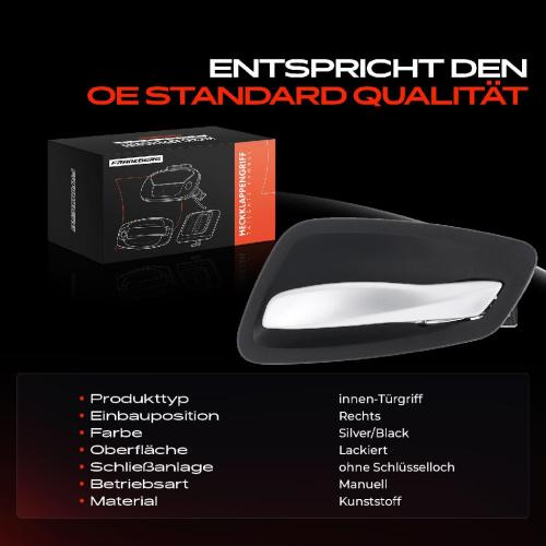 1x Türgriff Rechts innen für BMW 3er E90 3er Touring E91 1.6L 2.0L 2.5L 3.0L 4.0L 2004-2012 Bild 1x Türgriff Rechts innen für BMW 3er E90 3er Touring E91 1.6L 2.0L 2.5L 3.0L 4.0L 2004-2012
