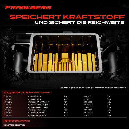 Frankberg 1x Kraftstofftank Kraftstoffbehälter für Subaru Impreza GF GC 1.6L-2.0L Bild Frankberg 1x Kraftstofftank Kraftstoffbehälter für Subaru Impreza GF GC 1.6L-2.0L