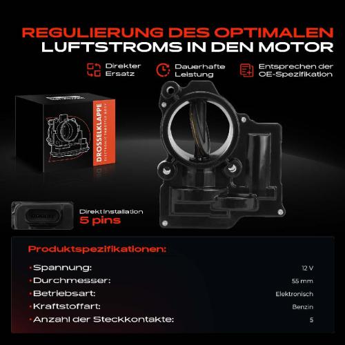 1x Drosselklappe Drosselklappenstutzen für VW Golf V Passat Audi A1 Skoda Fabia II Seat Ibiza IV Bild 1x Drosselklappe Drosselklappenstutzen für VW Golf V Passat Audi A1 Skoda Fabia II Seat Ibiza IV