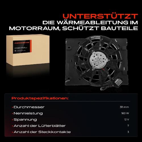 Frankberg 1x Motorkühller Einfachlüfter mit Kühlerlüfterrahmen Opel Astra G CC F08 Zafira A Bild Frankberg 1x Motorkühller Einfachlüfter mit Kühlerlüfterrahmen Opel Astra G CC F08 Zafira A