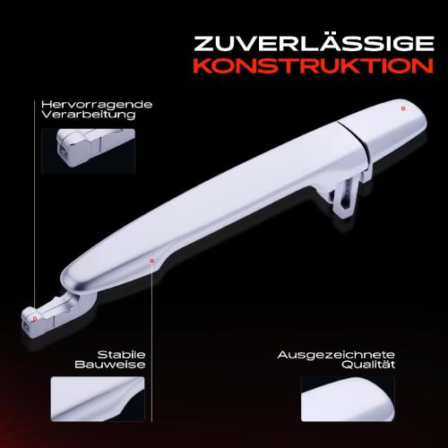 1x Türgriff Hinten Links außen für Peugeot 4007 VU VV 2.0L 2.2L 2.4L 2007-2013 Bild 1x Türgriff Hinten Links außen für Peugeot 4007 VU VV 2.0L 2.2L 2.4L 2007-2013
