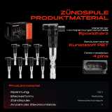 8x Zündmodul Zündspule für VW Phaeton 3D1 3D2 3D3 3D4 3D6 3D7 3D8 3D9 Touareg 7L6 7L7 7LA 4.2L 2004-2006